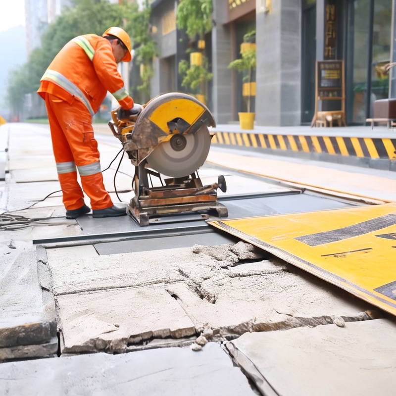 切割路面