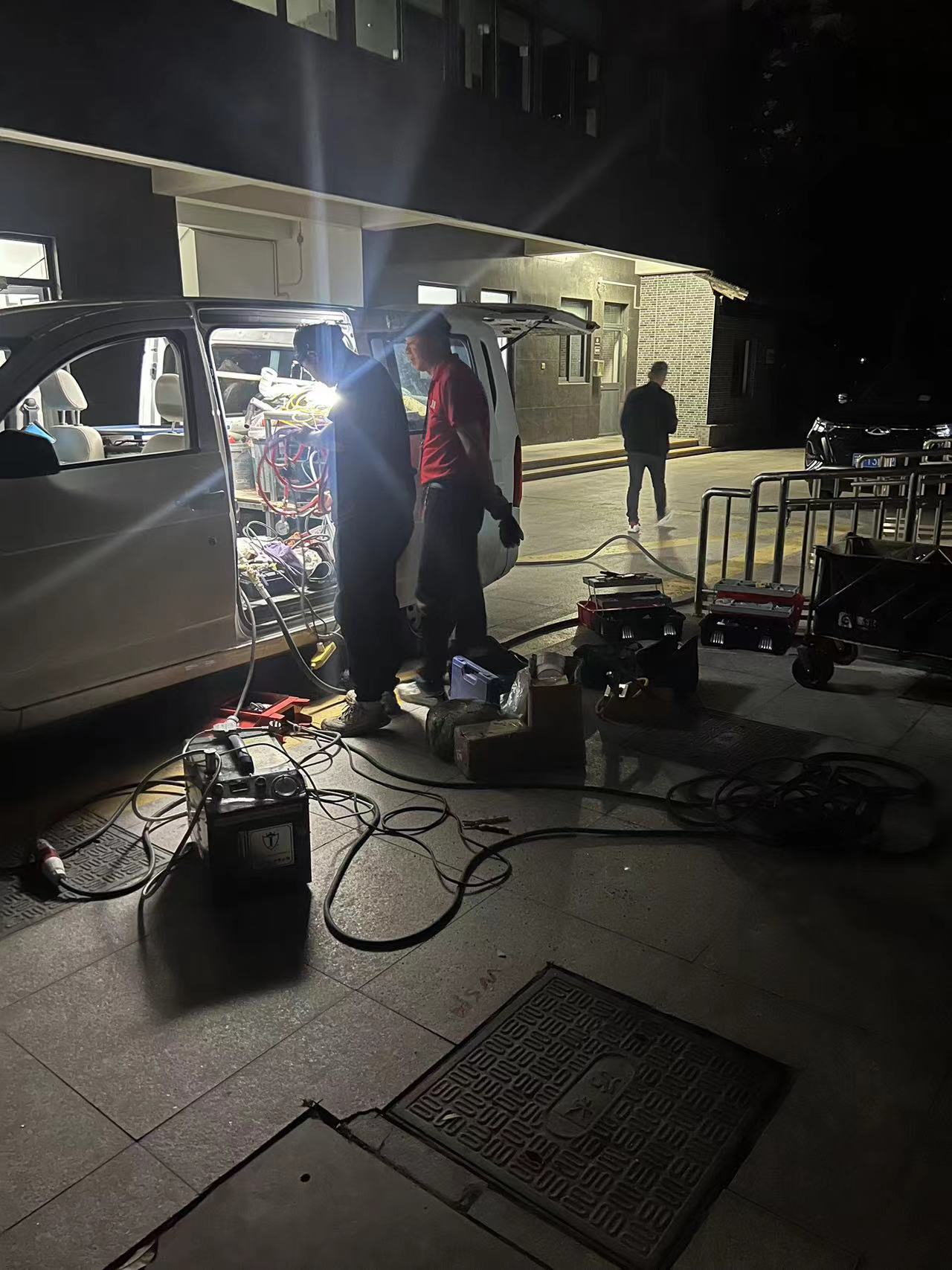 自来水检测现场