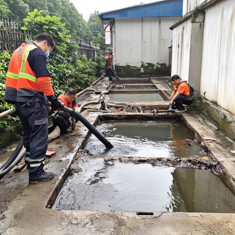 清理污水化粪池