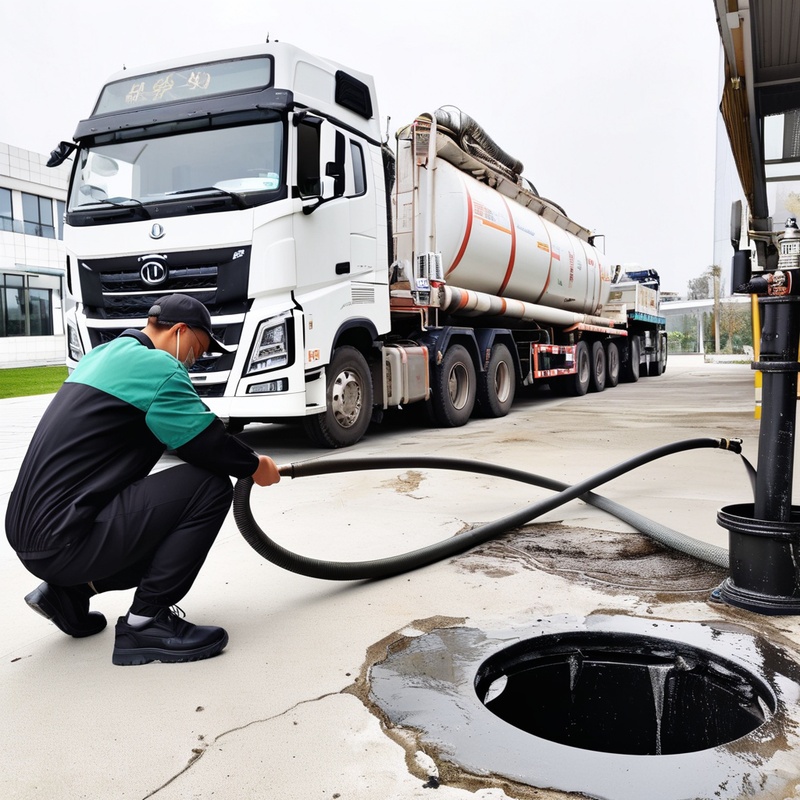 清理污水化粪池