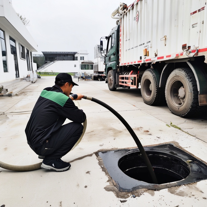 清理污水化粪池